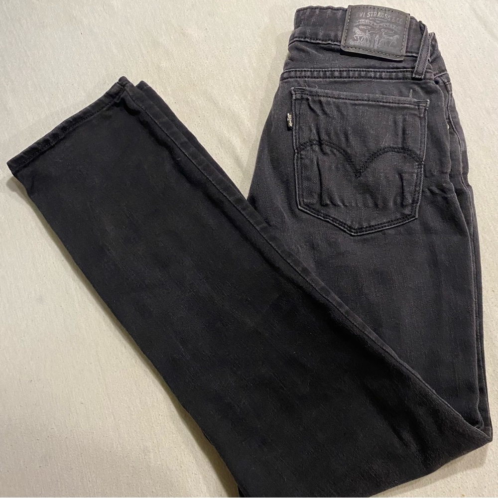 Slim 712 Black Levi Jeans